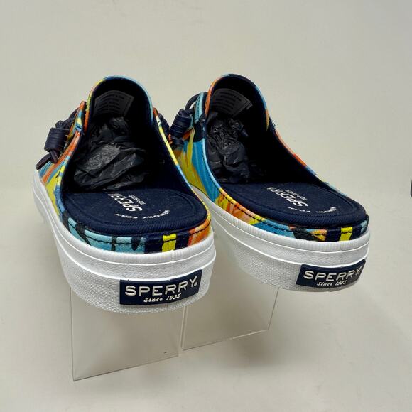 Sperry Top Sider Mule Canvas Slip On Cute Floral Womens 9M K.8.7 - Picture 7 of 13
